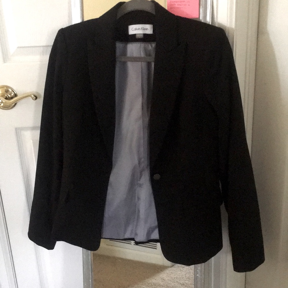 Calvin Klein blazer with shoulder pads